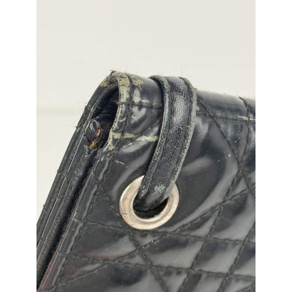 Dior Vintage Cannage Black Leather Clutch - Picture 4 of 9